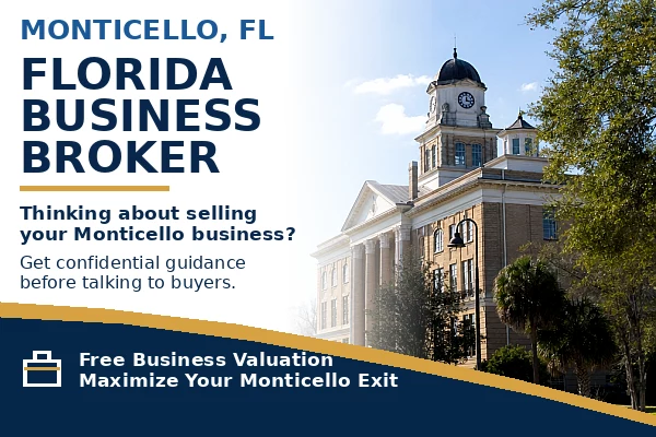 monticello fl business broker