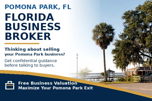 pomona park fl business broker