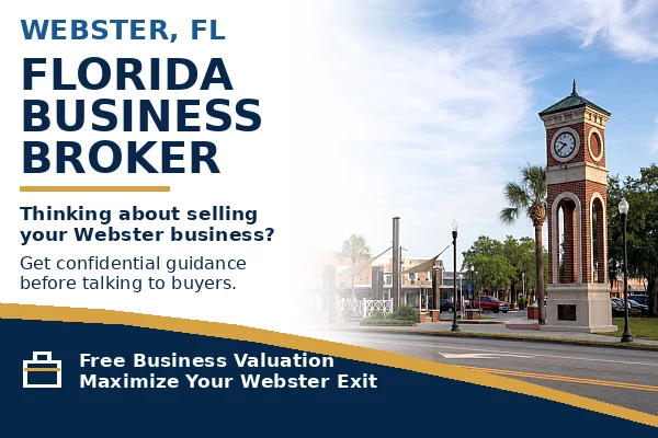 webster fl business broker